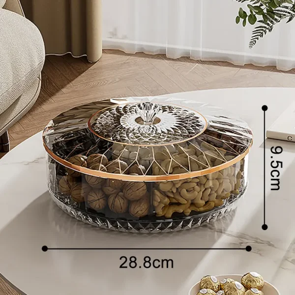 Bekas Kuih Raya Bulat Boleh Pusing 360 - Jomlerdeko