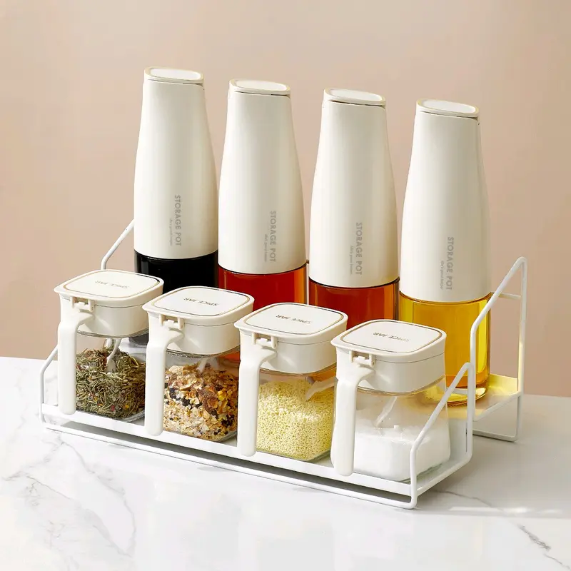 Glass Oil Bottle Dispenser Set - Image 7