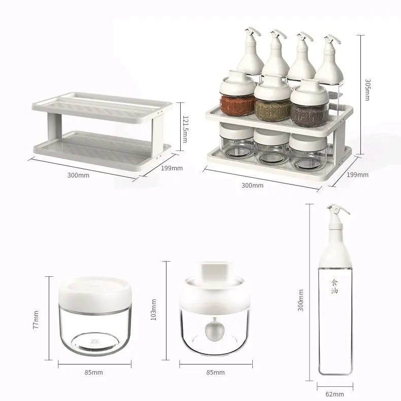 Glass Oil Bottle Dispenser Set - Image 5