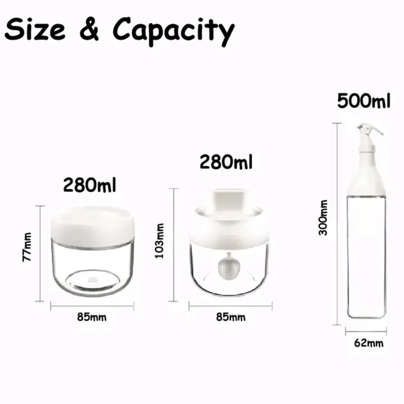 Glass Oil Bottle Dispenser Set - Image 4