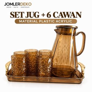 Hero — Jug 1.8L & 2L bersama 6 cawan dan dulang
